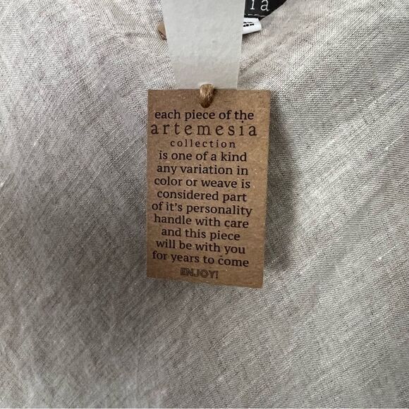 Artemesia Linen Slip Dress - Picture 4 of 8